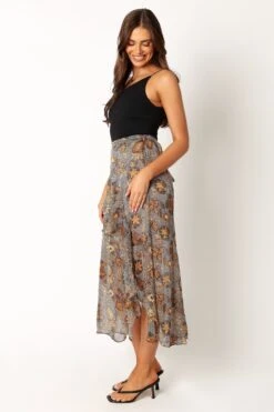 Memphis Frill Skirt - Gold -Fashion Dress petal and pup usa bottoms memphis frill skirt gold 34011649376433