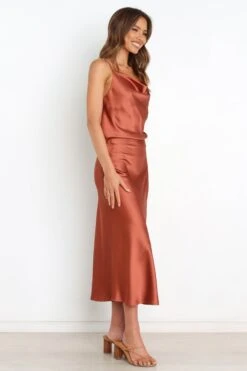 Persia Skirt - Rust -Fashion Dress petal and pup usa bottoms persia skirt rust 30575943876785