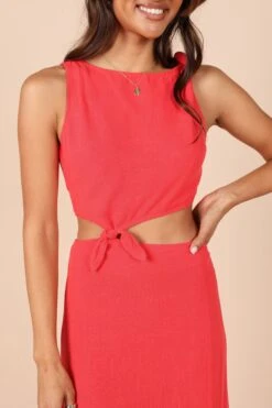 Alexa Cut Out Dress - Red -Fashion Dress petal and pup usa dresses alexa cut out dress red 32264717959345