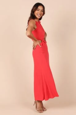 Alexa Cut Out Dress - Red -Fashion Dress petal and pup usa dresses alexa cut out dress red 32264717992113