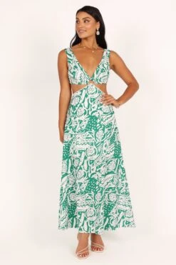 Alora Dress - Green -Fashion Dress petal and pup usa dresses alora dress green 33337393774769