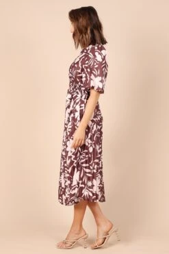 Amada Pleated Dress - Red Floral -Fashion Dress petal and pup usa dresses amada pleated dress red floral 32290903752881