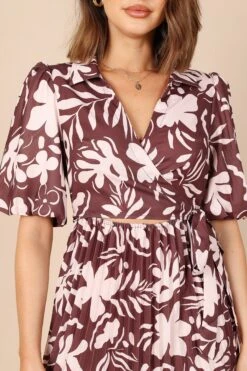 Amada Pleated Dress - Red Floral -Fashion Dress petal and pup usa dresses amada pleated dress red floral 32290903785649