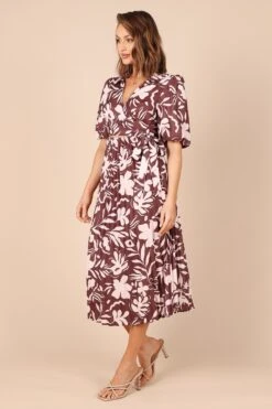 Amada Pleated Dress - Red Floral -Fashion Dress petal and pup usa dresses amada pleated dress red floral 32290903818417