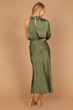 Amelie One Shoulder Midi Dress - Olive 17 Amelie One Shoulder Midi Dress - Olive -Fashion Dress petal and pup usa dresses amelie one shoulder maxi dress olive 32652959776945