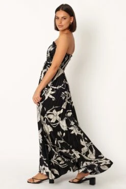 Angelique Strapless Maxi Dress - Black Floral 17 Angelique Strapless Maxi Dress - Black Floral -Fashion Dress petal and pup usa dresses angelique strapless maxi dress black floral 34007554490545