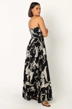 Angelique Strapless Maxi Dress - Black Floral 20 Angelique Strapless Maxi Dress - Black Floral -Fashion Dress petal and pup usa dresses angelique strapless maxi dress black floral 34007554588849