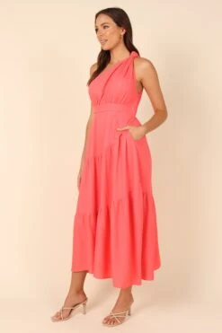 Anthea One Shoulder Dress - Berry -Fashion Dress petal and pup usa dresses anthea one shoulder dress berry 32102912426161