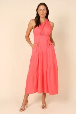 Anthea One Shoulder Dress - Berry -Fashion Dress petal and pup usa dresses anthea one shoulder dress berry 32102912458929