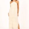 Antonella Tiered Maxi Dress - Cream