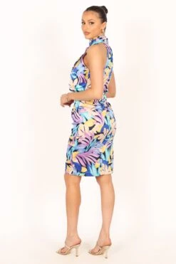 Arte Mini Dress - Blue Floral -Fashion Dress petal and pup usa dresses arte midi dress blue floral 33779254984881