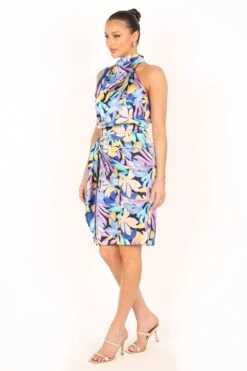 Arte Mini Dress - Blue Floral -Fashion Dress petal and pup usa dresses arte midi dress blue floral 33779255017649