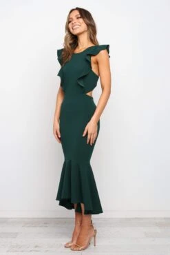 Avani Dress - Emerald -Fashion Dress petal and pup usa dresses avani dress emerald 15007005016138