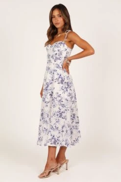 Azelia Dress - Blue Floral -Fashion Dress petal and pup usa dresses azelia dress blue floral 33276588589233