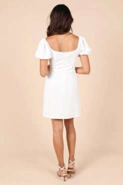 Baxie Mini Dress - White -Fashion Dress petal and pup usa dresses baxie mini dress white 32314859684017