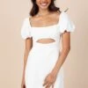 Baxie Mini Dress - White -Fashion Dress petal and pup usa dresses baxie mini dress white 32314859749553