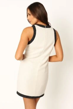 Blythe Mini Dress - Ivory -Fashion Dress petal and pup usa dresses blythe mini dress ivory 33935879471281