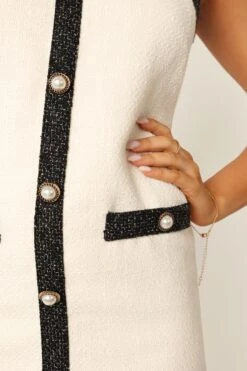 Blythe Mini Dress - Ivory -Fashion Dress petal and pup usa dresses blythe mini dress ivory 33935879569585