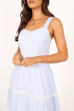 Camille Maxi Dress - Blue -Fashion Dress petal and pup usa dresses camille maxi dress blue 33757577445553