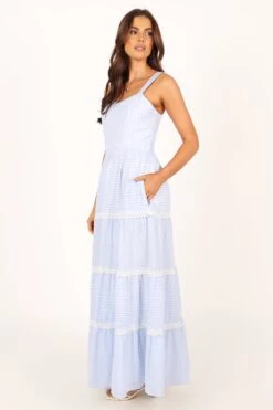 Camille Maxi Dress - Blue -Fashion Dress petal and pup usa dresses camille maxi dress blue 33757577543857