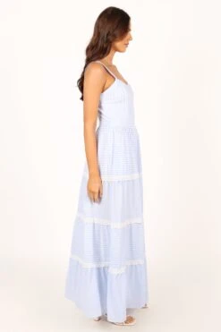 Camille Maxi Dress - Blue -Fashion Dress petal and pup usa dresses camille maxi dress blue 33757577576625