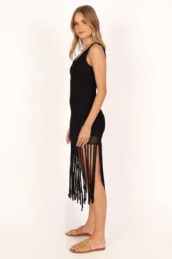 Carlito Midi Dress - Black -Fashion Dress petal and pup usa dresses carlito midi dress black 33752454430897