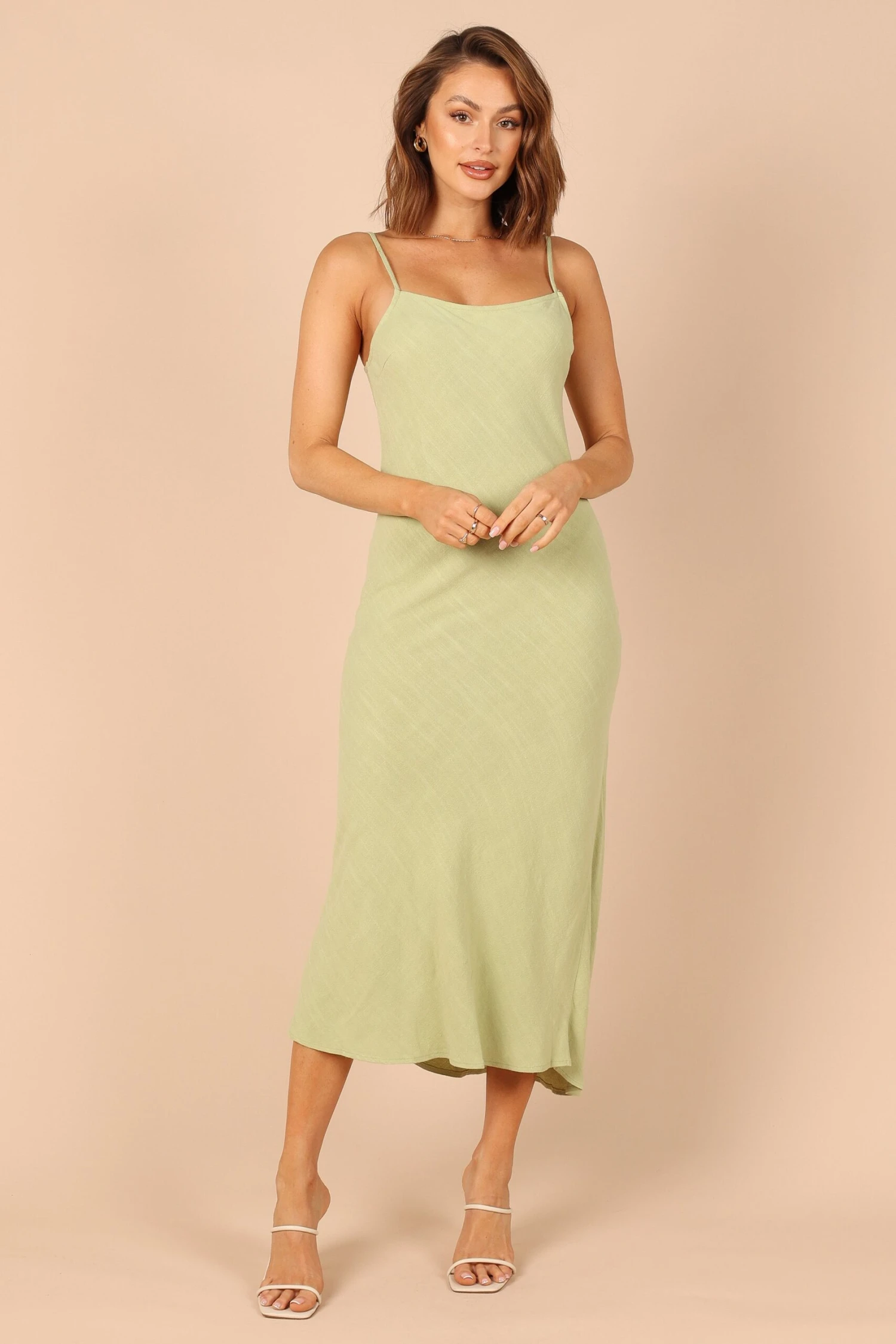 Cecily Slip Dress - Sage 3 Cecily Slip Dress - Sage
