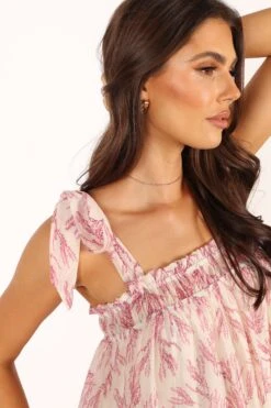 Christee Midi Dress - Ivory Pink 12 Christee Midi Dress - Ivory Pink -Fashion Dress petal and pup usa dresses christee midi dress ivory pink 33712111780017