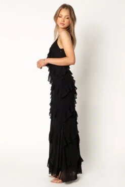 Ciao Ruffles Maxi Dress - Black -Fashion Dress petal and pup usa dresses ciao ruffles maxi dress black 33987170533553