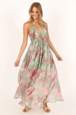 Ciara Maxi Dress - Green Multi