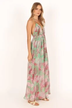 Ciara Maxi Dress - Green Multi -Fashion Dress petal and pup usa dresses ciara maxi dress green multi 33712117678257