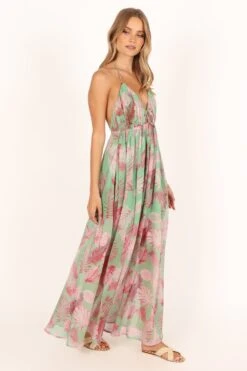 Ciara Maxi Dress - Green Multi -Fashion Dress petal and pup usa dresses ciara maxi dress green multi 33712117711025