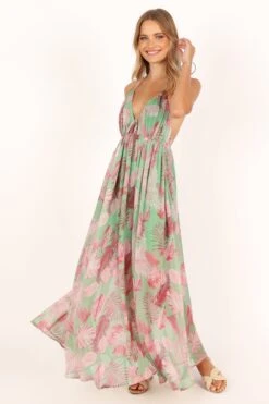 Ciara Maxi Dress - Green Multi -Fashion Dress petal and pup usa dresses ciara maxi dress green multi 33712117743793