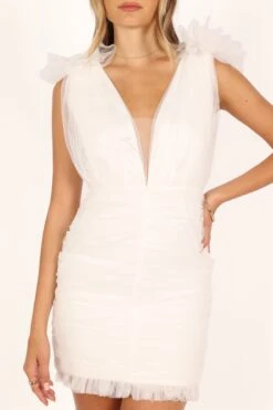 Clementine Mini Dress - White -Fashion Dress petal and pup usa dresses clementine mini dress white 33712114499761