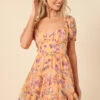 Cora Mini Dress - Orange -Fashion Dress petal and pup usa dresses cora mini dress orange 32102913933489