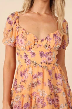 Cora Mini Dress - Orange -Fashion Dress petal and pup usa dresses cora mini dress orange 32102913999025