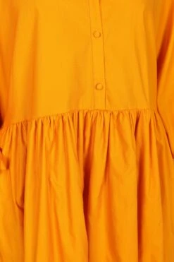 Daisy Long Sleeve Mini Dress - Mustard -Fashion Dress petal and pup usa dresses daisy long sleeve mini dress mustard 33779265700017