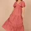 Danita Maxi Dress - Rose -Fashion Dress petal and pup usa dresses danita maxi dress rose 32237005766833