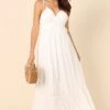 Davy Ruffle Detail Maxi Dress - White -Fashion Dress petal and pup usa dresses davy ruffle detail maxi dress white 32129783660721