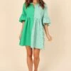 Didi Frill Mini Dress - Green Stripe 2 Didi Frill Mini Dress - Green Stripe -Fashion Dress petal and pup usa dresses didi frill mini dress green stripe 32146887999665