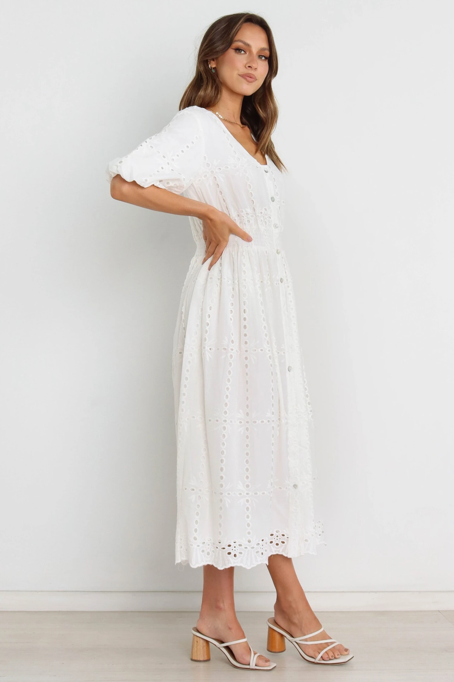 Ellison Dress - White 8 Ellison Dress - White - Image 6