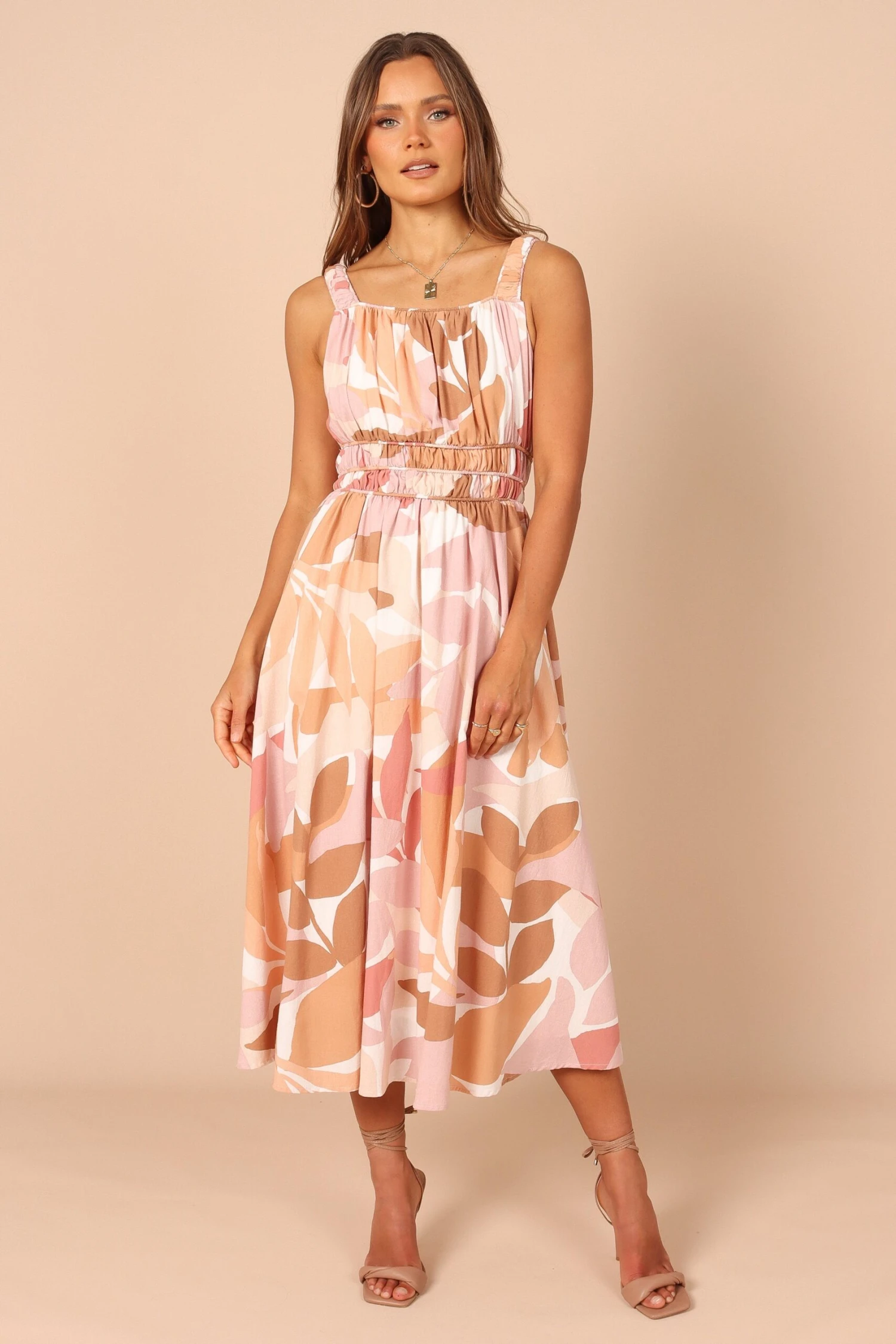 Everleigh Dress - LEaf Print 3 Everleigh Dress - LEaf Print