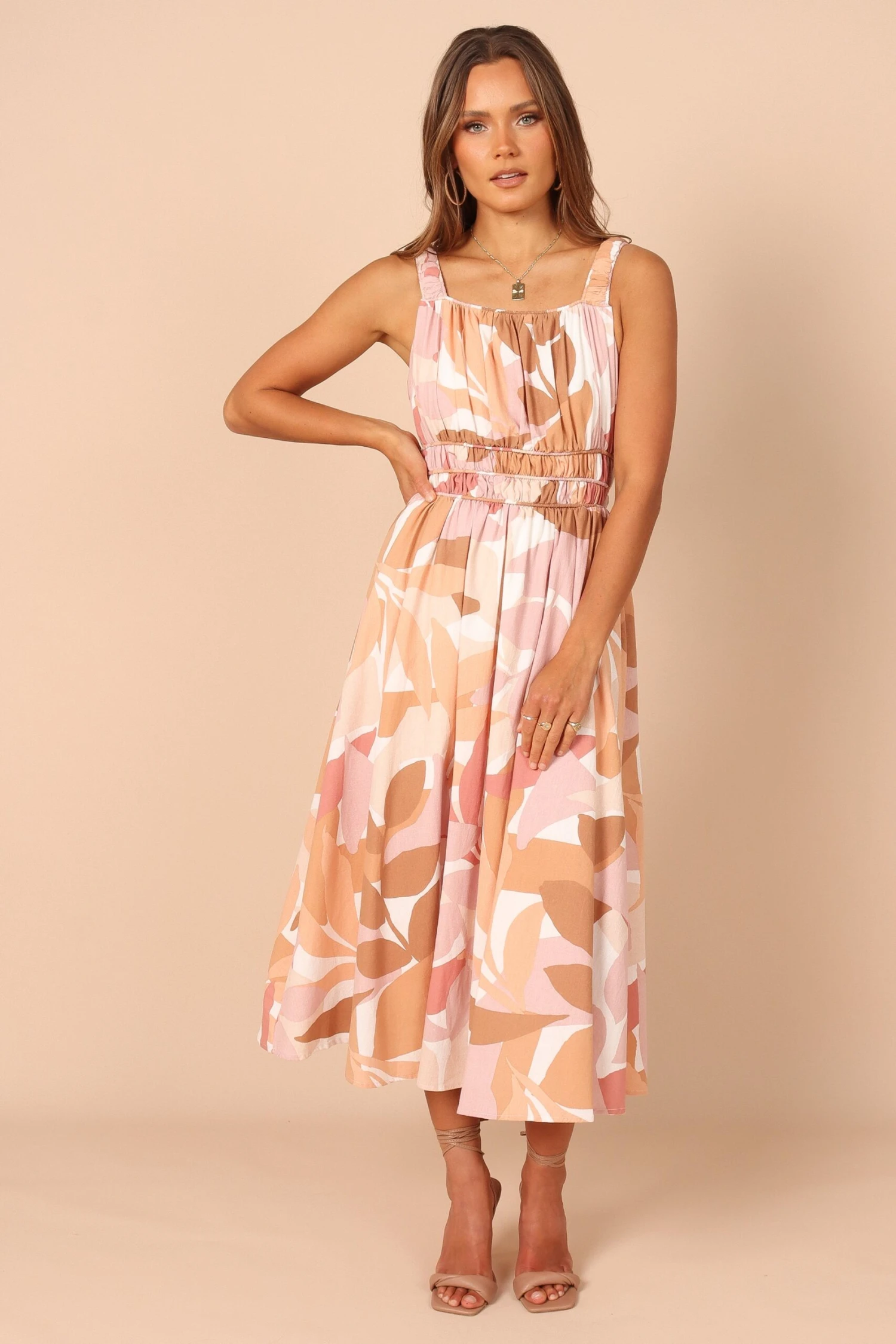 Everleigh Dress - LEaf Print 8 Everleigh Dress - LEaf Print - Image 6