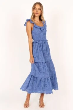 Finley Maxi Dress - Blue -Fashion Dress petal and pup usa dresses finley maxi dress blue 33643500830897