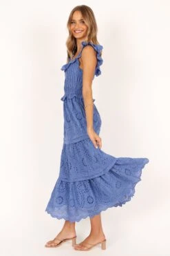 Finley Maxi Dress - Blue -Fashion Dress petal and pup usa dresses finley maxi dress blue 33643500863665