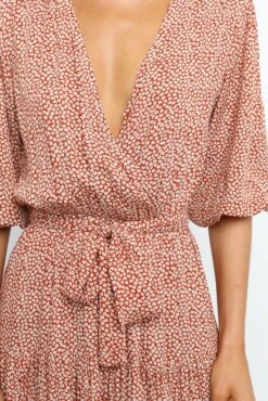 Hadyn Dress - Rust -Fashion Dress petal and pup usa dresses hadyn dress rust 21584825254065