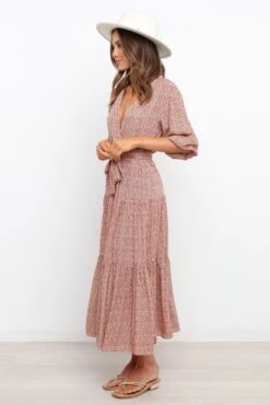 Hadyn Dress - Rust -Fashion Dress petal and pup usa dresses hadyn dress rust 29636944298161