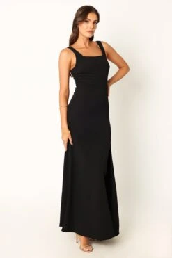 Hyatt Maxi Dress - Black -Fashion Dress petal and pup usa dresses hyatt maxi dress black 33929486139569