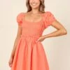 Ineda Dress - Orange -Fashion Dress petal and pup usa dresses ineda dress orange 32181950546097