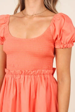 Ineda Dress - Orange -Fashion Dress petal and pup usa dresses ineda dress orange 32181950611633